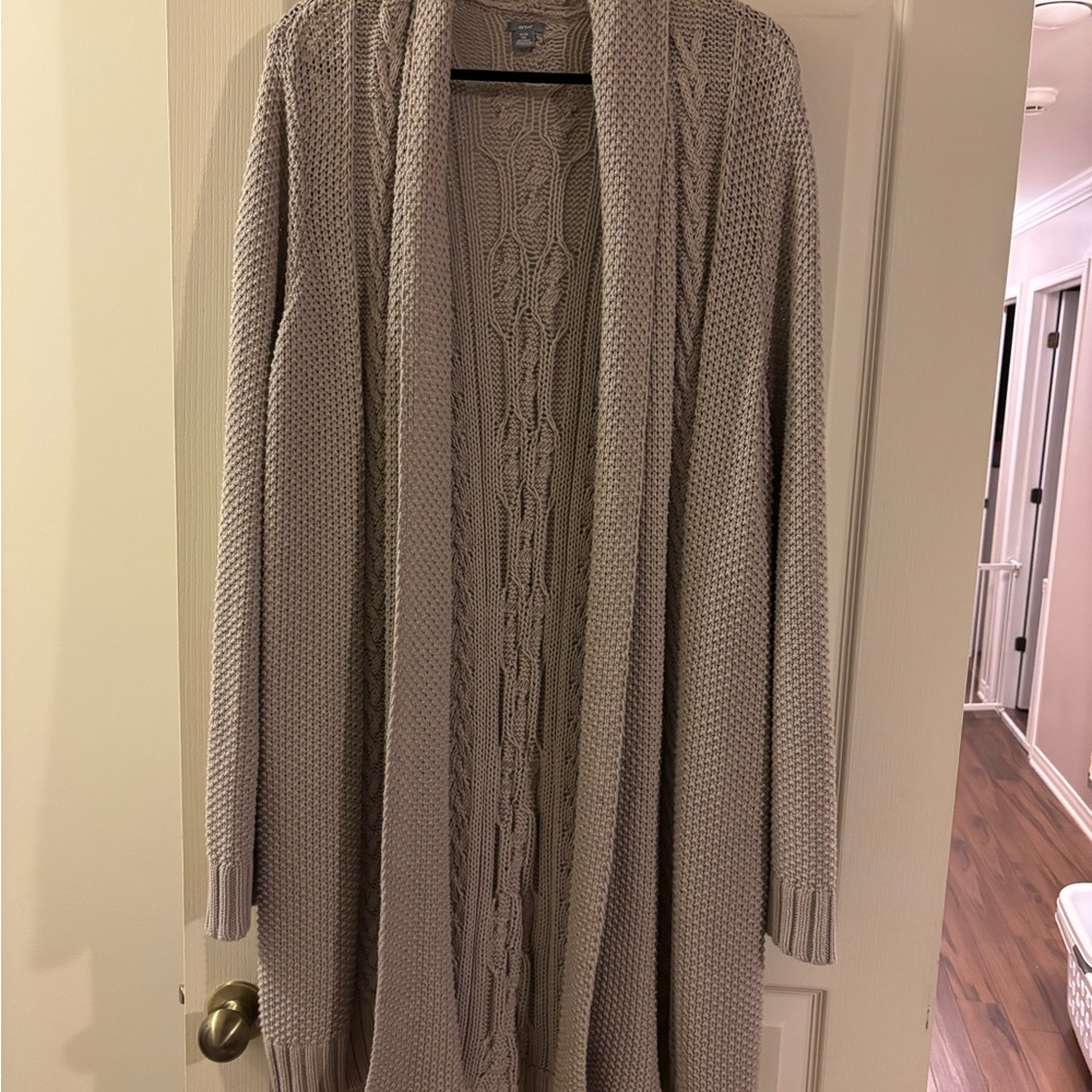 Aerie Textured Knit Cardigan xl